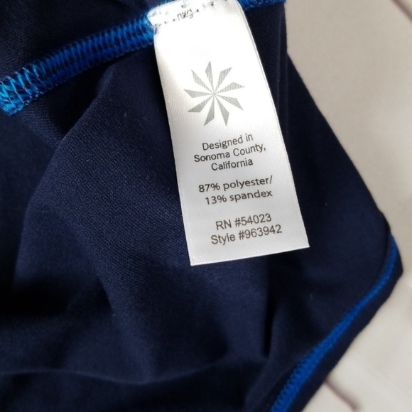 Athleta Navy Blue Racerback Athletic Tank Top - Picture 6 of 6